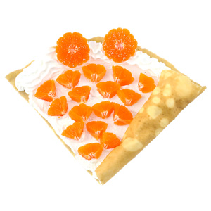 みかんクレープ