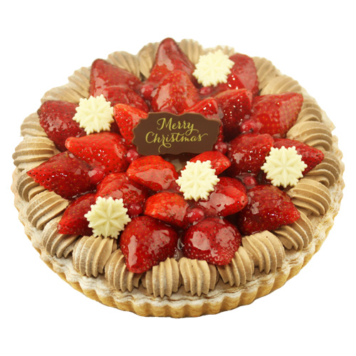 【クリスマス限定】いちごとミルクチョコムースのタルト