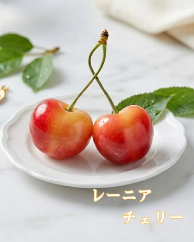 ＼今回限りの特別入荷！幻の最高級チェリー／
    ​アメリカ産
    『レーニアチェリー』が今回限りの入荷です。
    ​「チェリーの最高峰」とも呼ばれるレーニアは、なんといってもこの気品あふれる色合いが特徴。クリーム色の地肌に、太陽の光を浴びてぽっと赤く染まったグラデーションは、まるで宝石のような美しさです。
    ​日本のさくらんぼ（佐藤錦など）にも似た上品な佇まいですが、驚くのはその「一粒の大きさ」と「肉厚な食べ応え」！
    ​ひとくちかじると、柔らかな果肉からクリーミーで濃厚な甘みがじゅわっと広がります。酸味が少なくて甘みがとっても強いので、一度食べたら虜になってしまう方が本当に多い特別なチェリーなんです。
    ​実はこのレーニア、収穫前にその3分の1が鳥に食べられてしまうほど、鳥たちも大好きな美味しさ。そのため収穫量が非常に少なく、市場に出回る期間も「6月〜7月中旬」のほんのわずかな期間だけ。
    ​当店では、大切な方への贈り物やご進物にもぴったりな、特製のオリジナルギフトボックスに入れてお届けします。
    ​今しか出会えない、贅沢で特別な味わい。
    ぜひこの機会にご賞味ください。
    ​（※数量限定のため、無くなり次第終了となります。お早めにどうぞ！）
    ーーーーーーーーーーーーー
    (有)アオイ農園　ぶどうの木
    大阪府和泉市葛の葉町3-3-11
    (お車などでナビゲーションシステムを利用される場合は、番地を3-3-13でセットしてください。)
    TEL:0725-41-6955
    営業時間
    アオイ農園　9:00〜21:00
    ぶどうの木　10:00〜20:00
    Lumiere du ciel  10:00〜21:00
    ーーーーーーーーーーーーーー
    ​#レーニアチェリー
    #レーニア
    #さくらんぼ
    #アオイ農園
    #果物屋